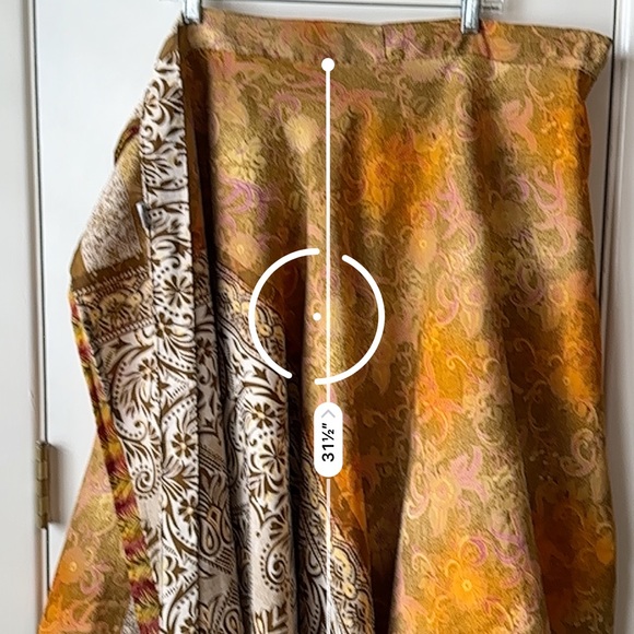 Guru silk wrap skirt - Picture 4 of 4